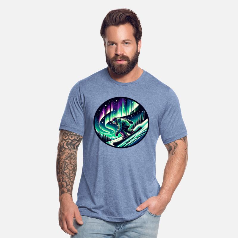 Aurora Borealis Snowboarding Adventure