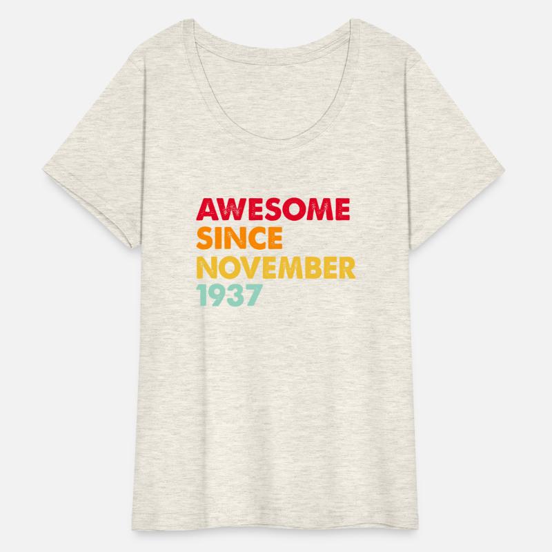 Awesome Since November 1937 85th Birthday Gifts