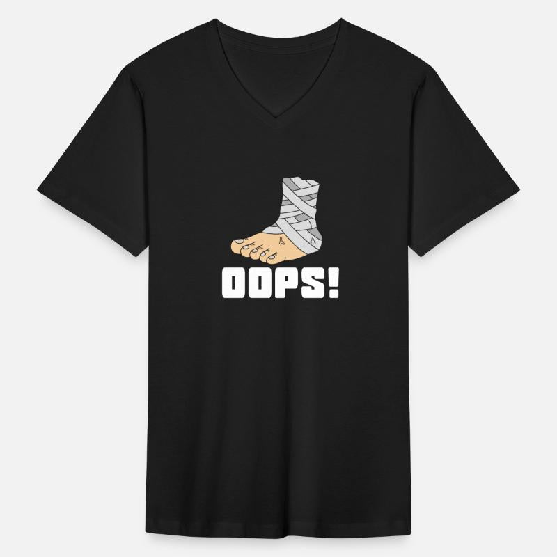 Awesome Trendy Style Tshirt Design Oops Ankle Breaker