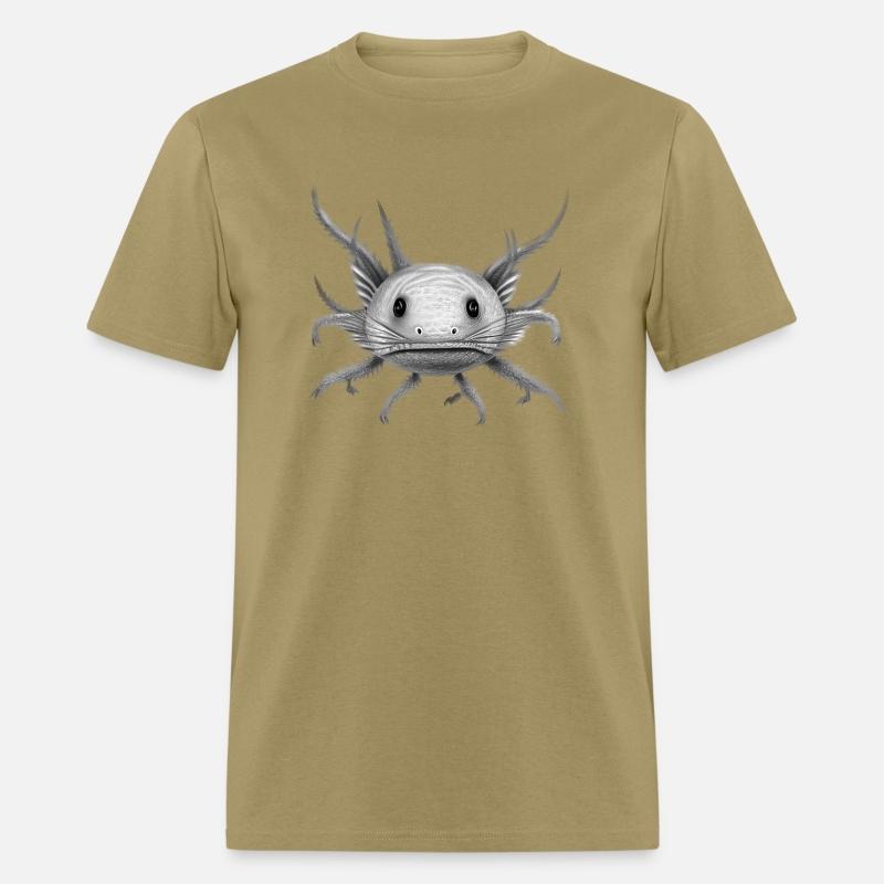 axolotl staring at you - original color