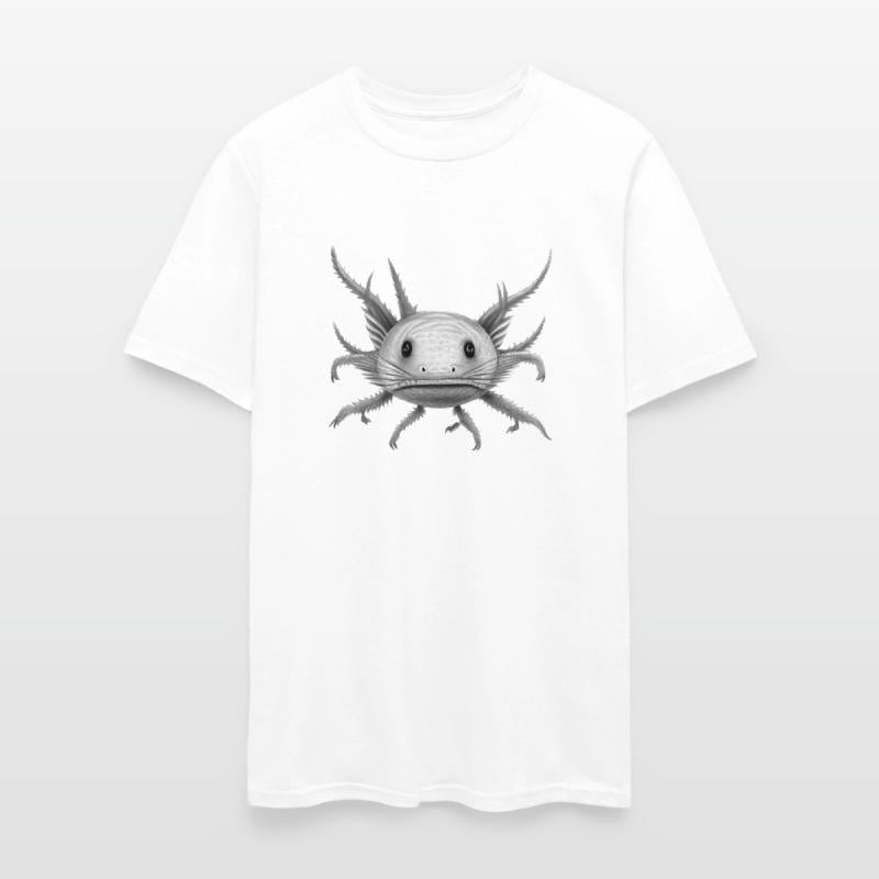 axolotl staring at you - original color