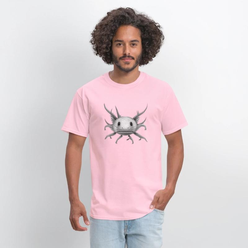 axolotl staring at you - original color