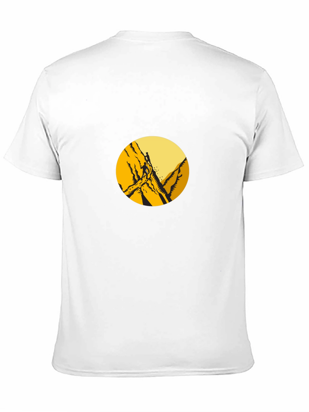 Mountain Climber Graphic Tee - Black