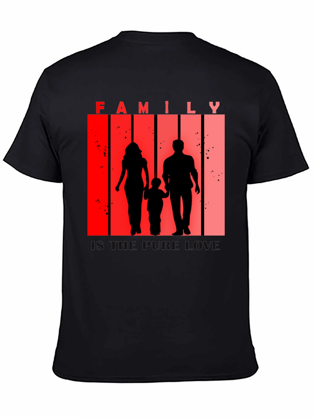 Family Silhouette Tee - Love and Togetherness T-Shirt