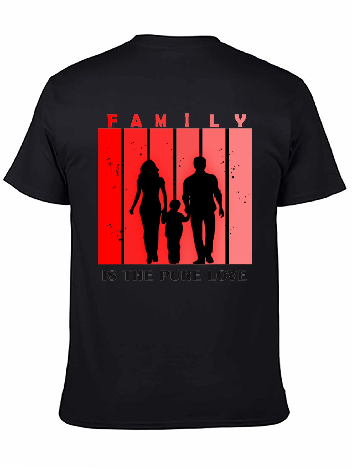 Family Silhouette Tee - Love and Togetherness T-Shirt