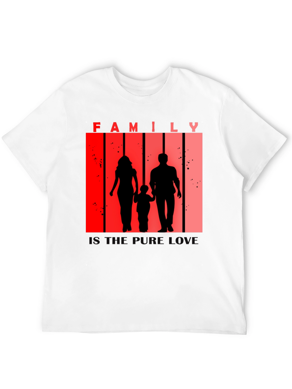 Family Silhouette Tee - Love and Togetherness T-Shirt
