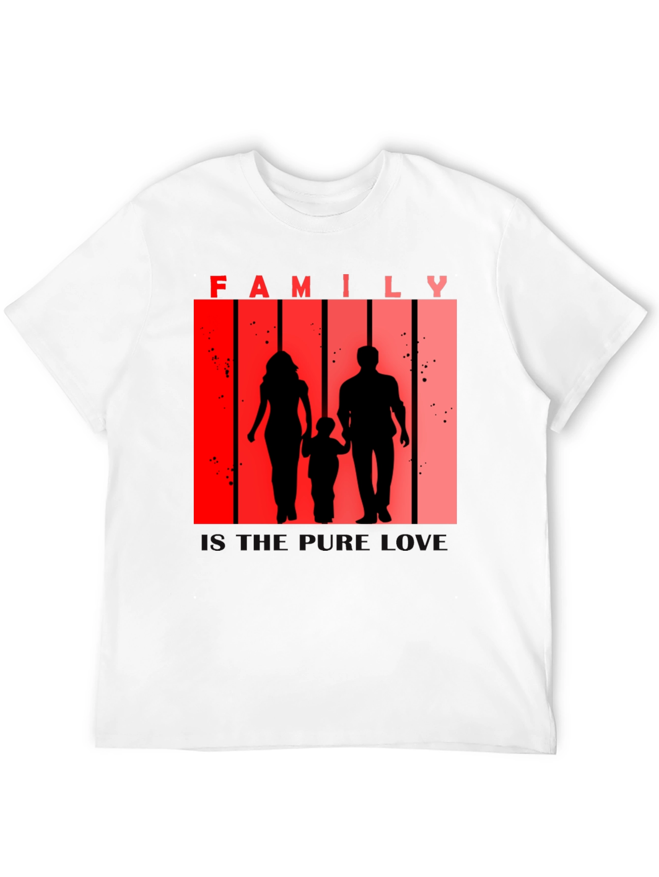 Family Silhouette Tee - Love and Togetherness T-Shirt