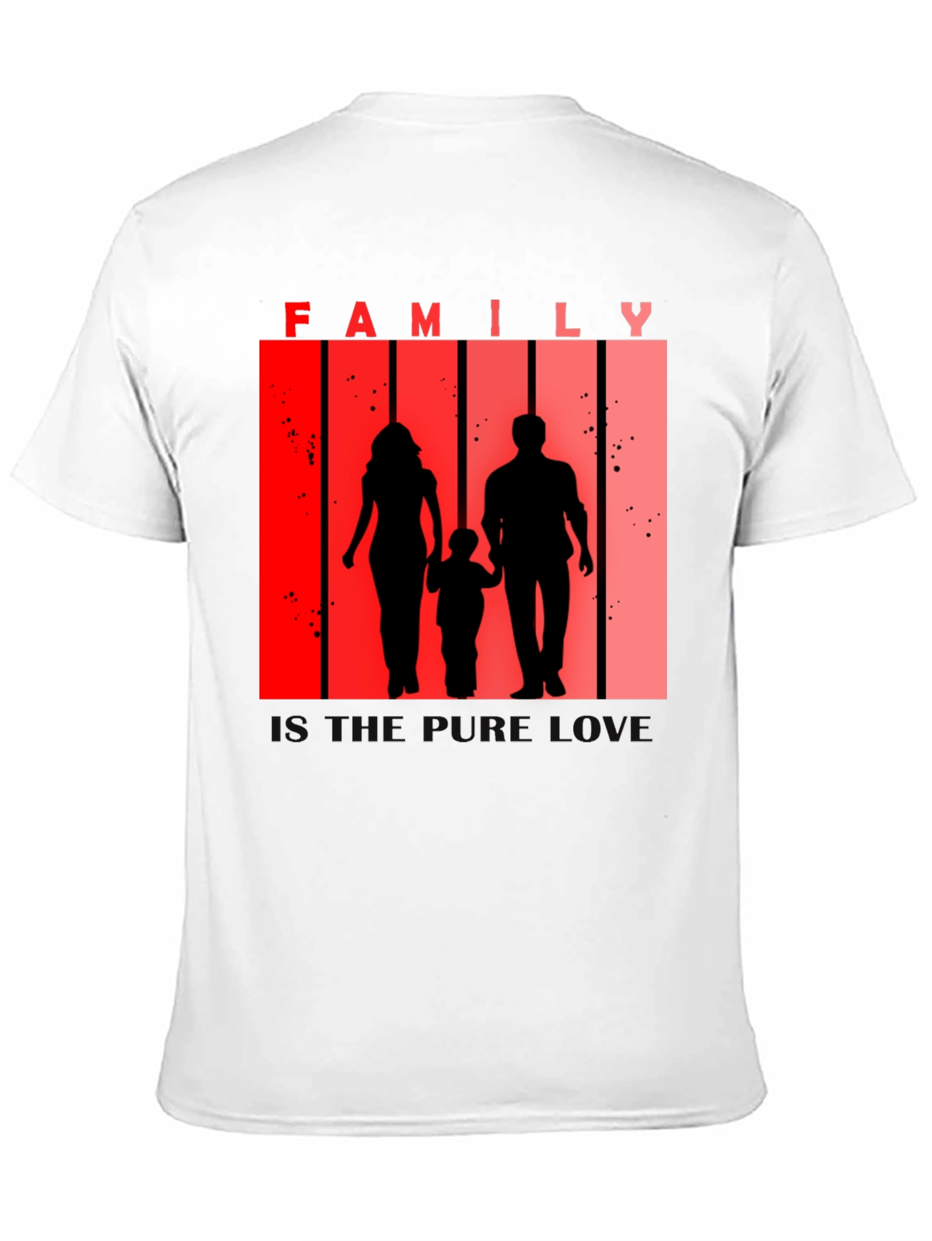 Family Silhouette Tee - Love and Togetherness T-Shirt