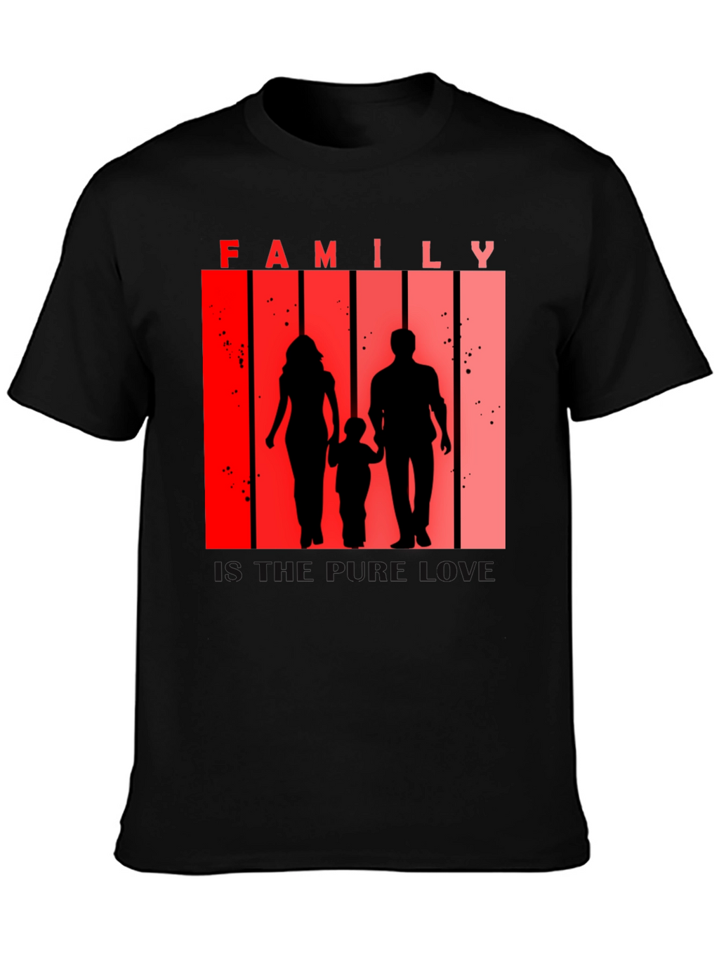 Family Silhouette Tee - Love and Togetherness T-Shirt