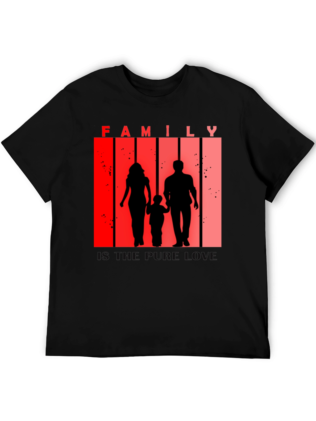 Family Silhouette Tee - Love and Togetherness T-Shirt