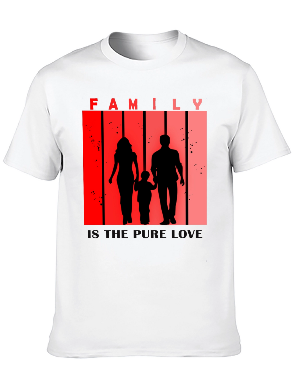 Family Silhouette Tee - Love and Togetherness T-Shirt