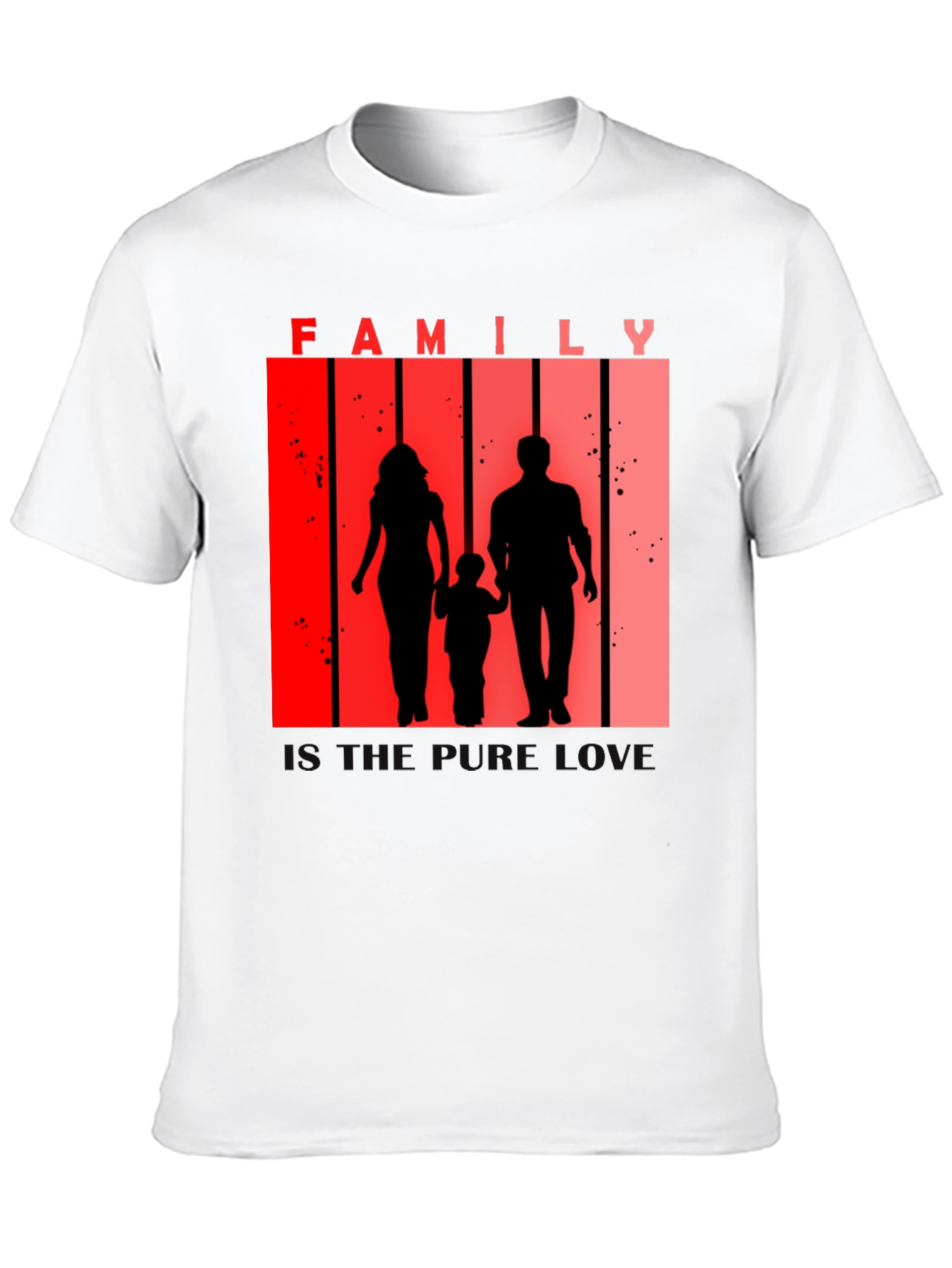 Family Silhouette Tee - Love and Togetherness T-Shirt