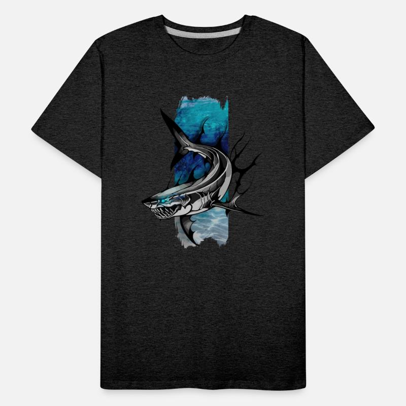 Azure Hunter: Great White's Blue Gaze