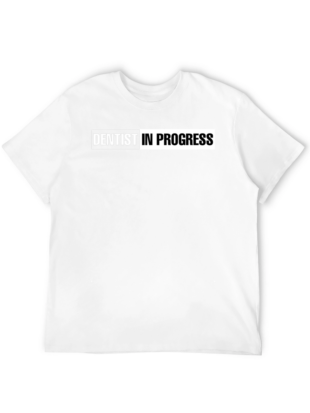 Dentist In Progress Black T-Shirt - Future Dentist Apparel