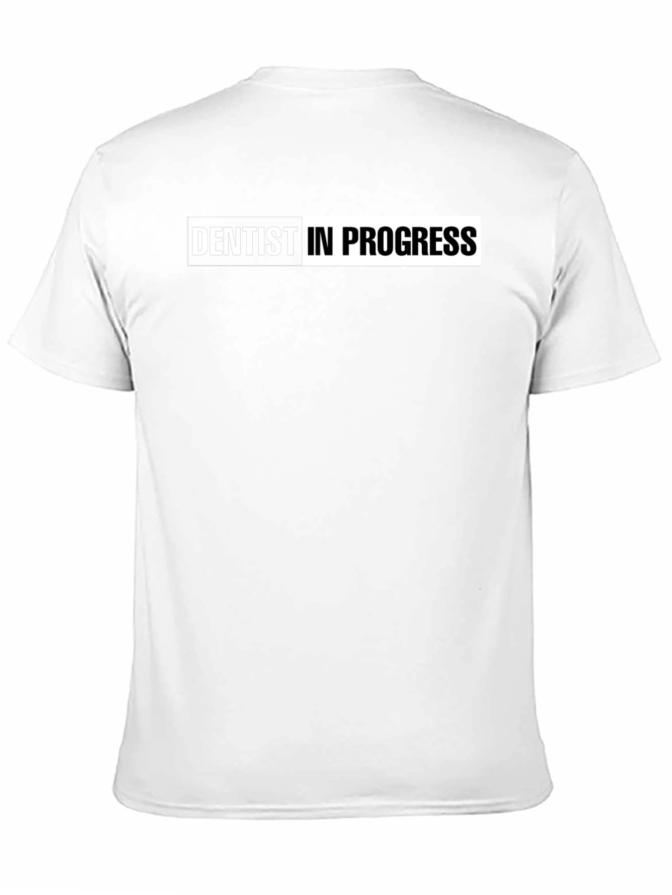 Dentist In Progress Black T-Shirt - Future Dentist Apparel