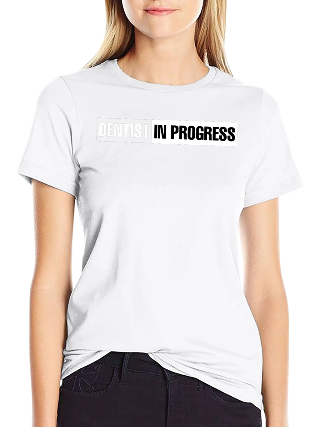 Dentist In Progress Black T-Shirt - Future Dentist Apparel