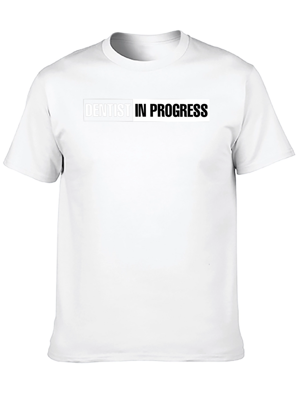 Dentist In Progress Black T-Shirt - Future Dentist Apparel