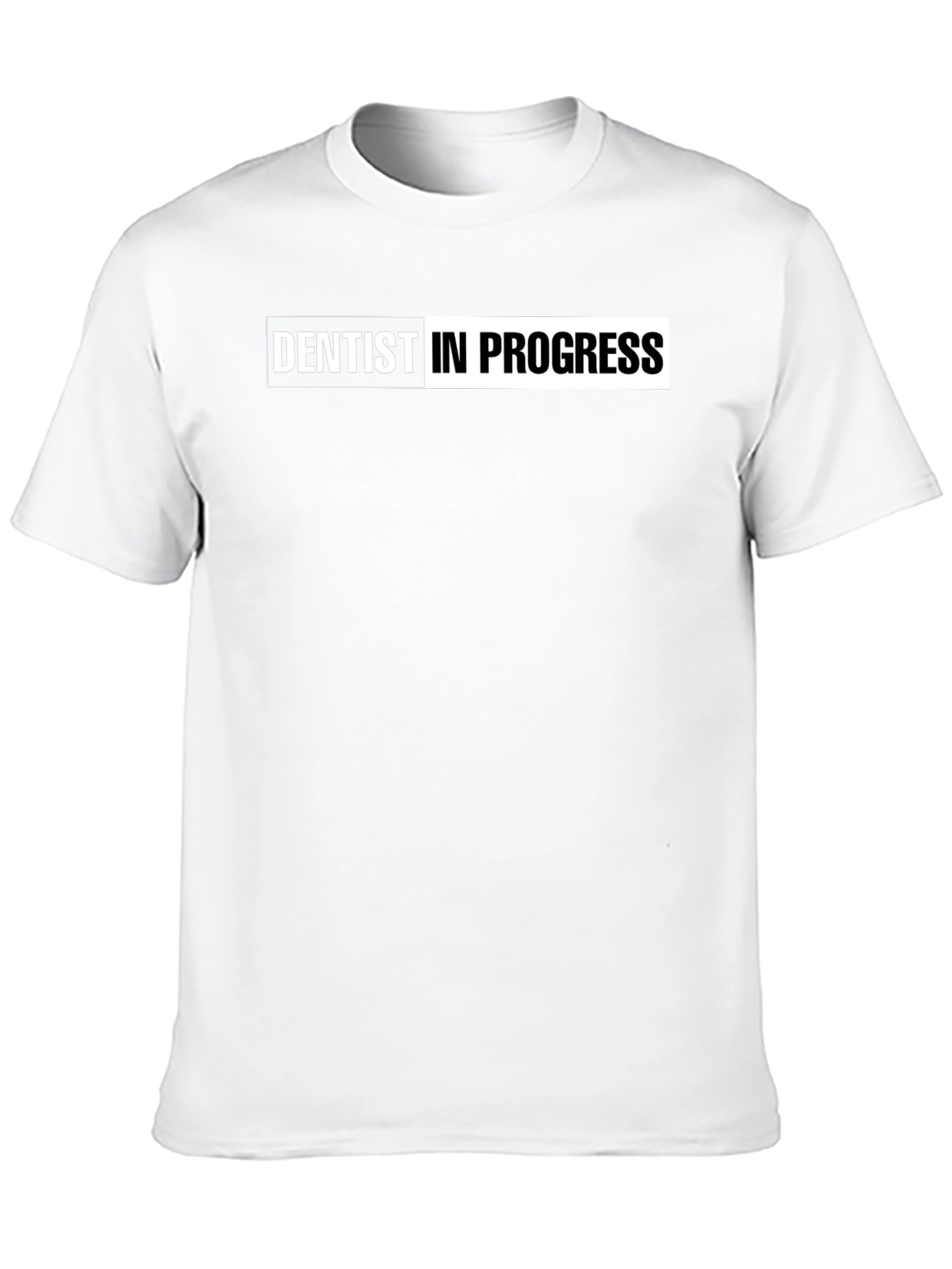 Dentist In Progress Black T-Shirt - Future Dentist Apparel