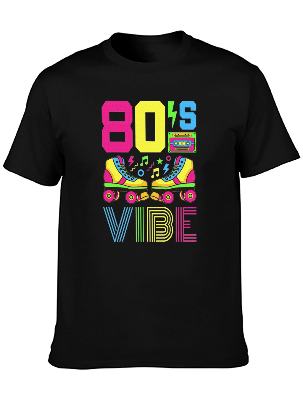 Retro 80s Vibe Graphic Tee