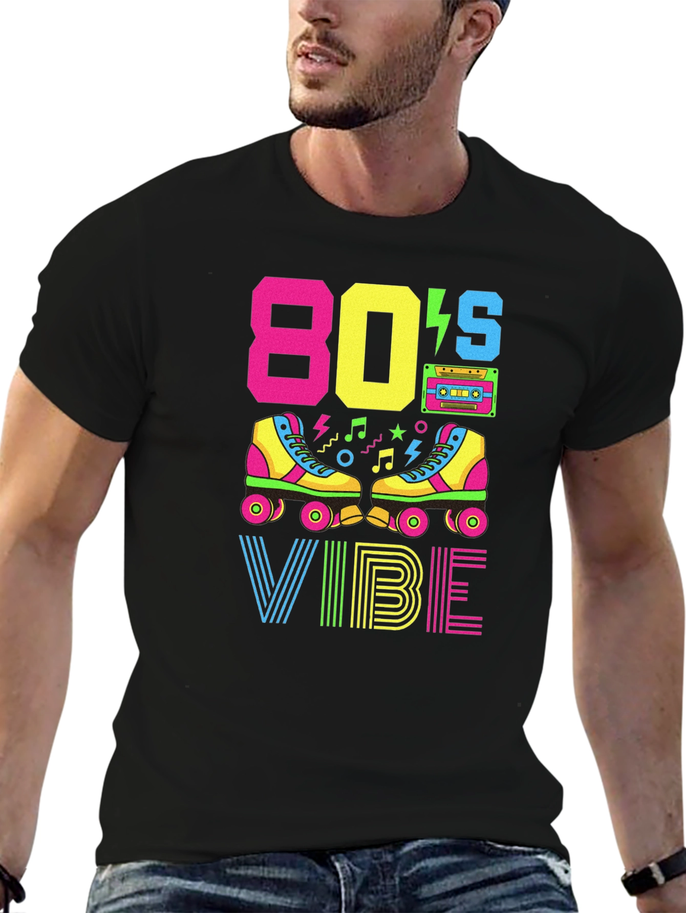 Retro 80s Vibe Graphic Tee
