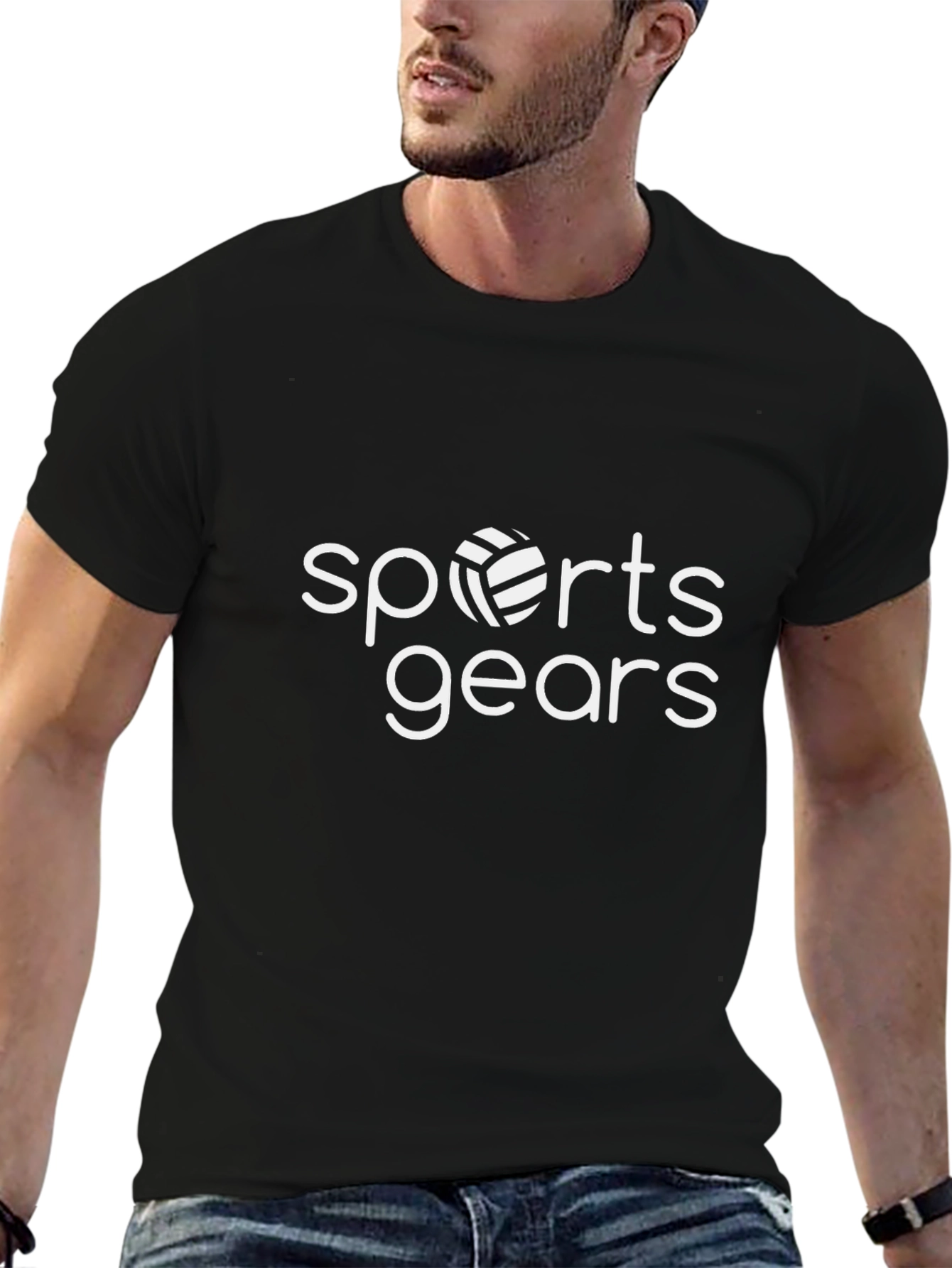 Sports Gears T-Shirt - Black
