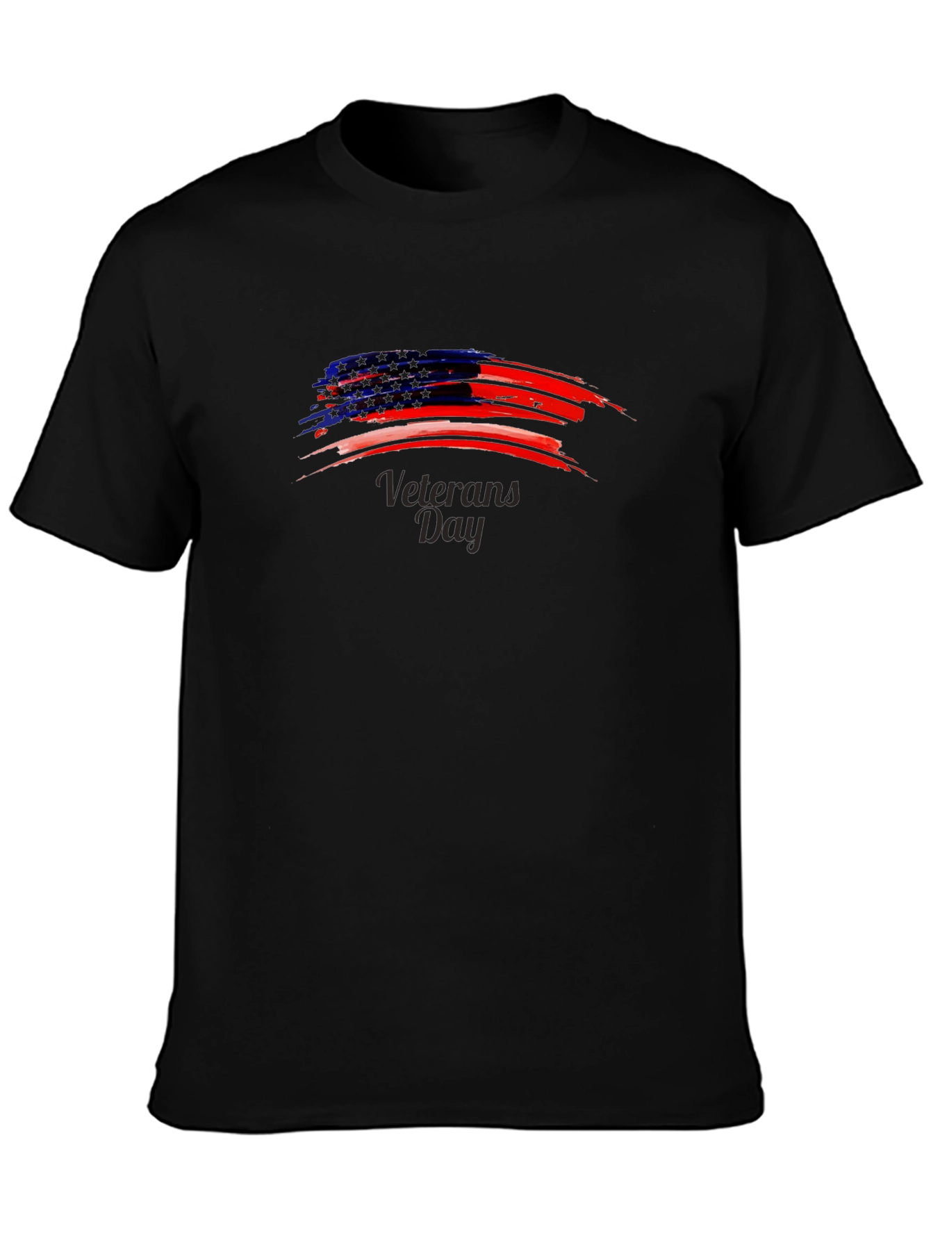 Veterans Day T-Shirt - American Flag Design