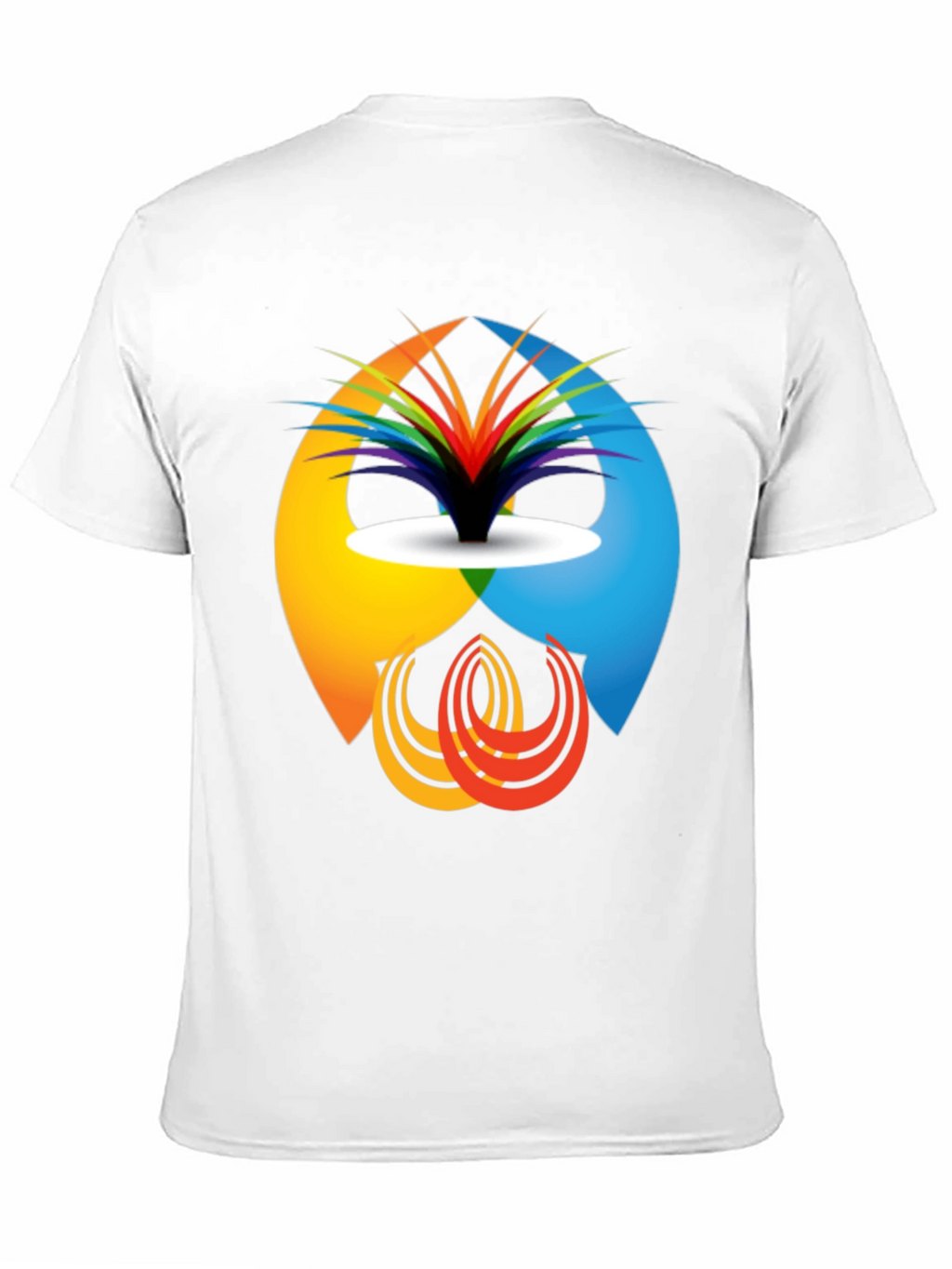 Abstract Design Graphic Tee - Modern Casual Shirt
