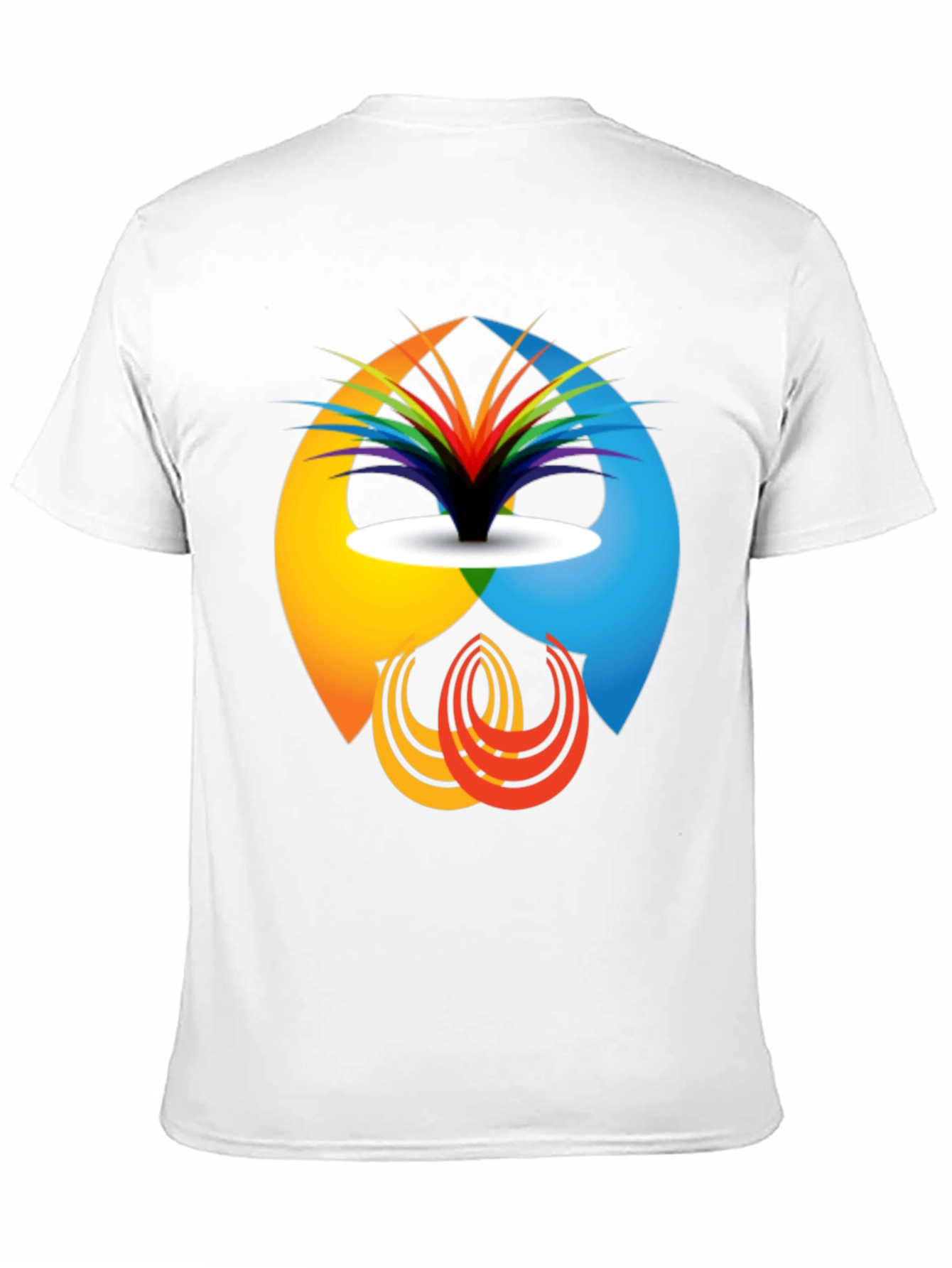 Abstract Design Graphic Tee - Modern Casual Shirt