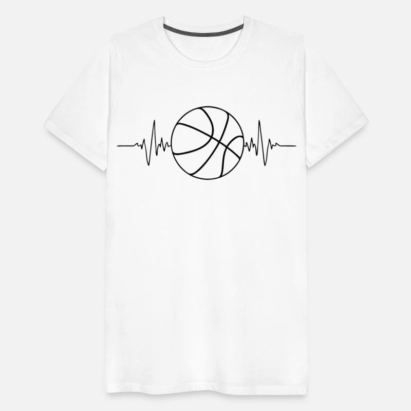 Basketball Heartbeat For Men Basketball Heart Rate