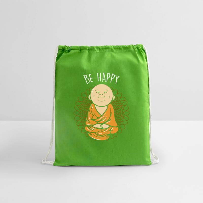 Be Happy Zen Little Buddha Mandala Buddhist