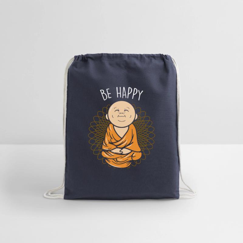 Be Happy Zen Little Buddha Mandala Buddhist