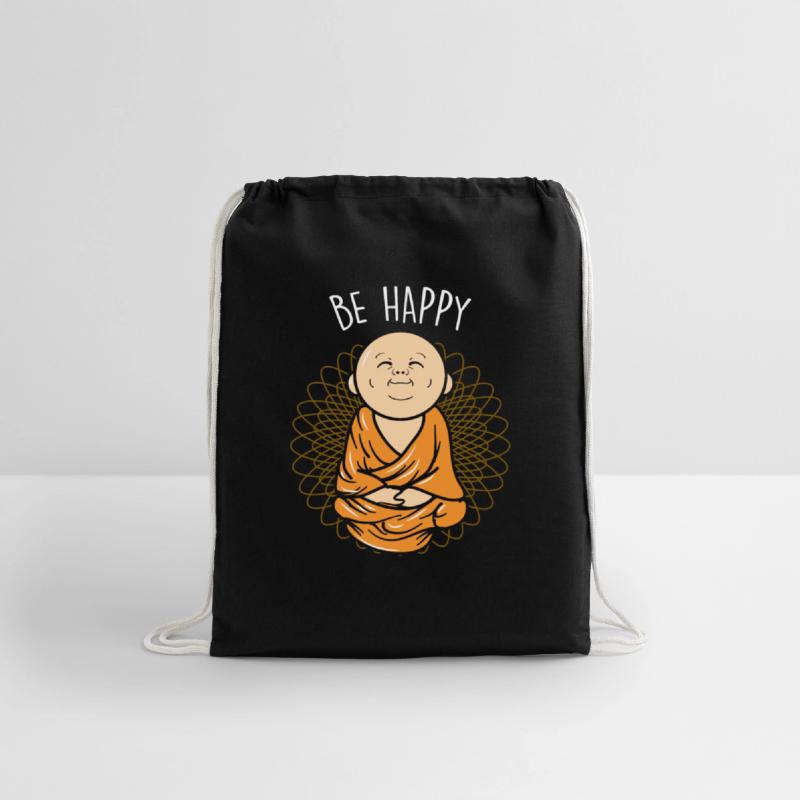 Be Happy Zen Little Buddha Mandala Buddhist