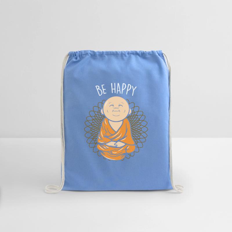 Be Happy Zen Little Buddha Mandala Buddhist