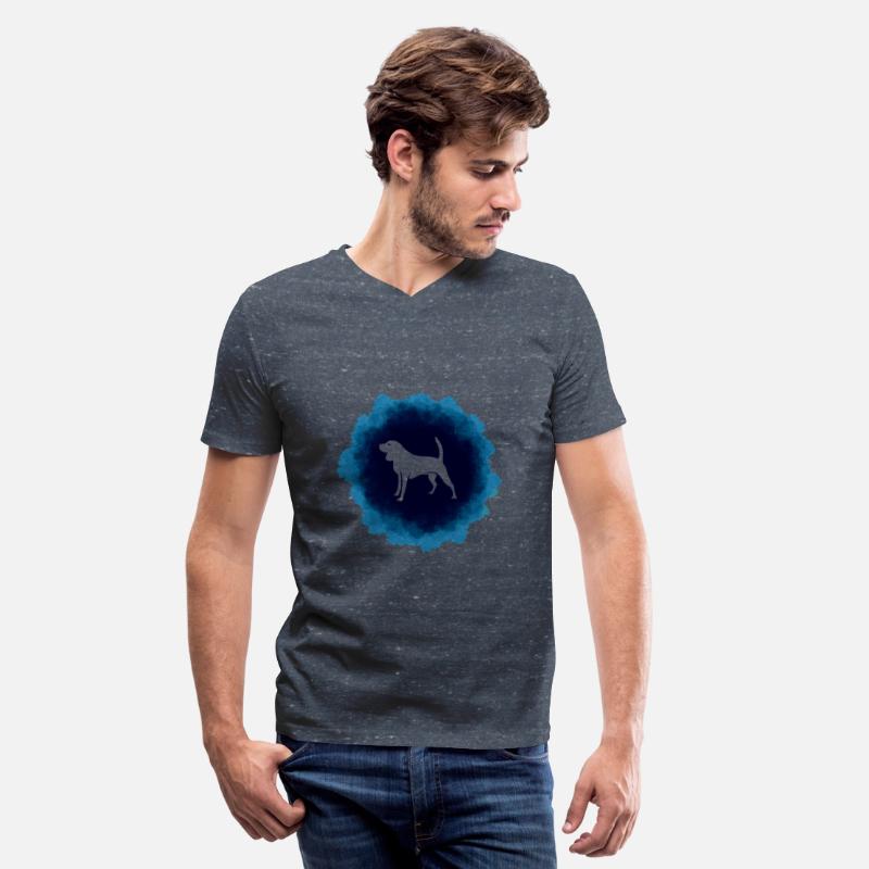 Beagle Beautiful Blue Watercolor Design