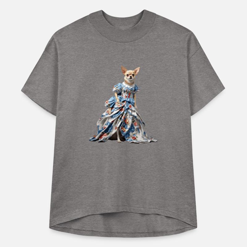 Beautiful Female Dog Dressed In Human clothing.