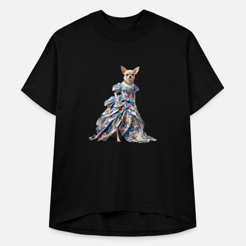 Beautiful Female Dog Dressed In Human clothing.