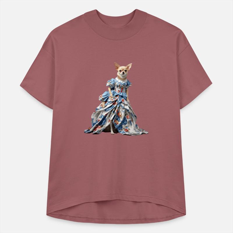 Beautiful Female Dog Dressed In Human clothing.