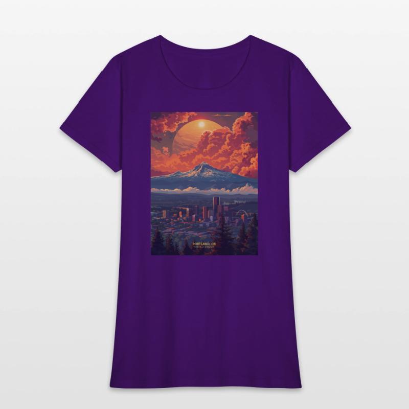 Beautiful View of Portland Oregon