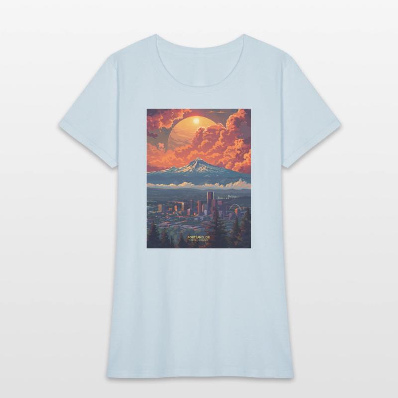 Beautiful View of Portland Oregon