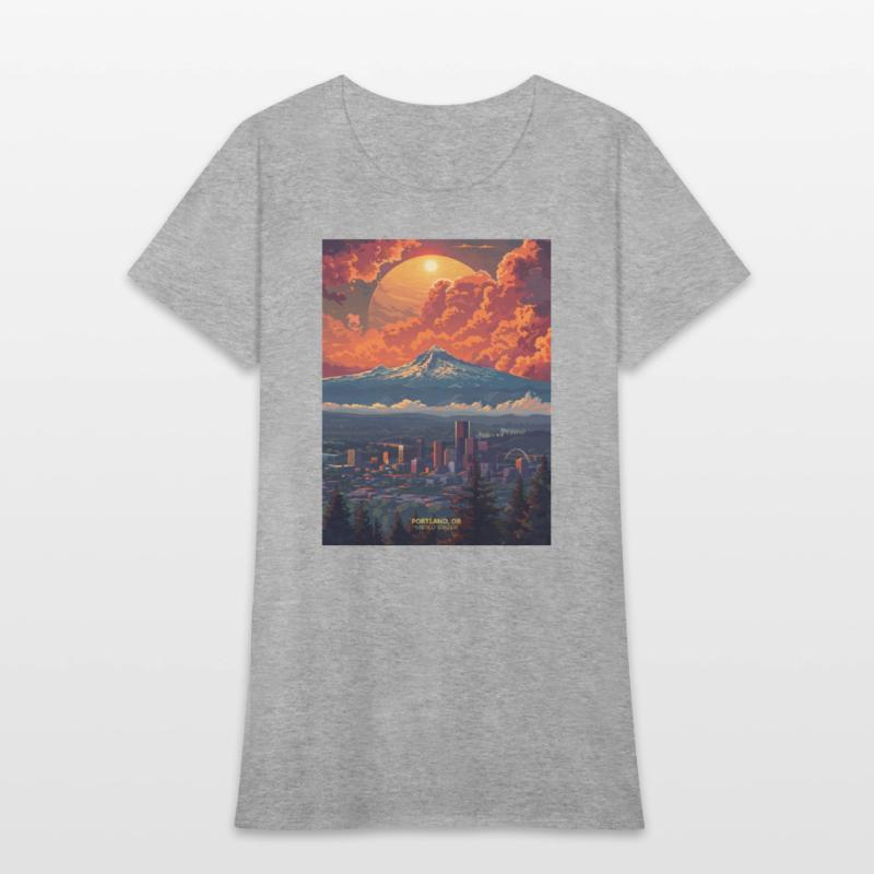 Beautiful View of Portland Oregon