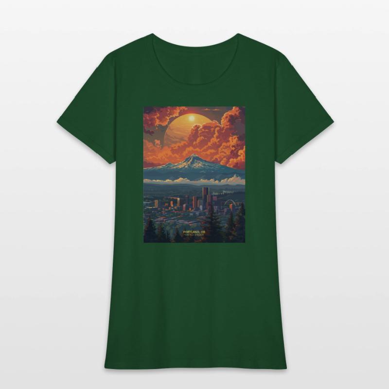 Beautiful View of Portland Oregon