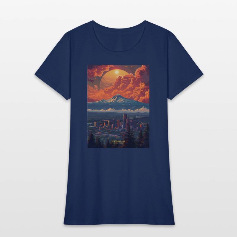 Beautiful View of Portland Oregon