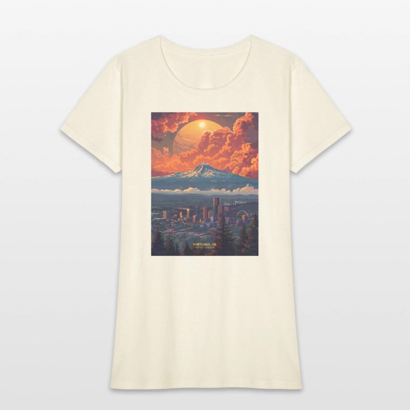 Beautiful View of Portland Oregon