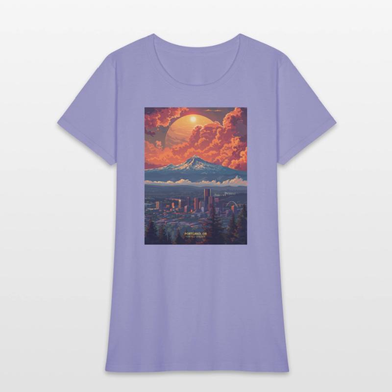 Beautiful View of Portland Oregon