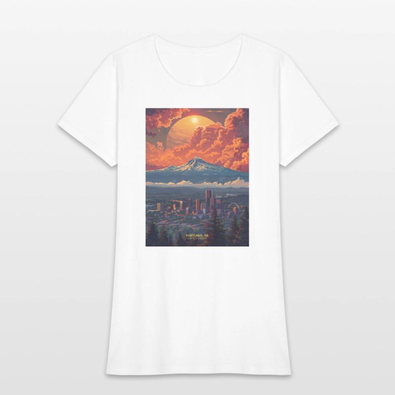 Beautiful View of Portland Oregon