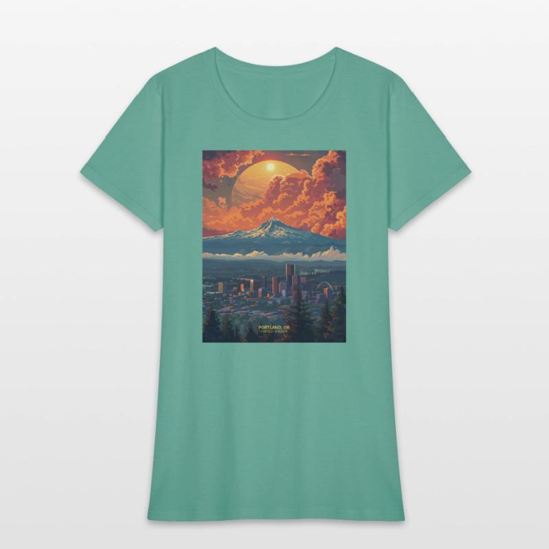 Beautiful View of Portland Oregon