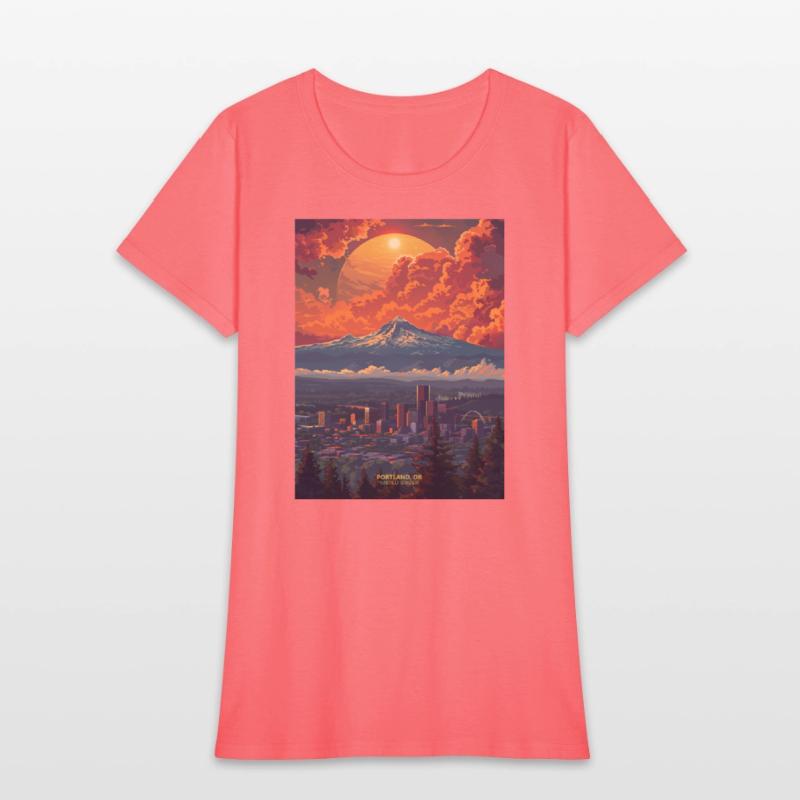 Beautiful View of Portland Oregon