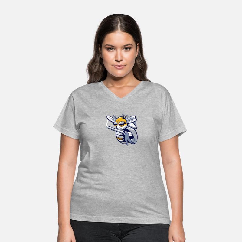 bee is smoking cigarette