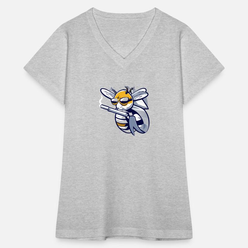 bee is smoking cigarette