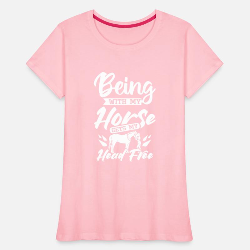 Being with my horse gets my head free